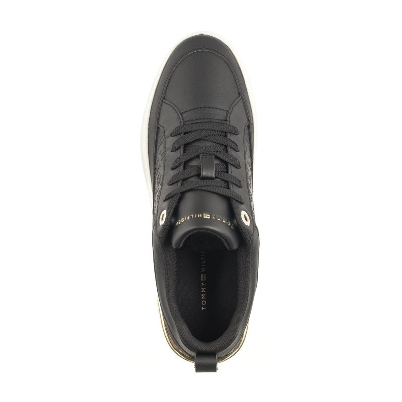 Tommy Hilfiger Lux Court Sneaker Monogram Black FW0FW07808 BDS (TH1014-b) spordijalatsid