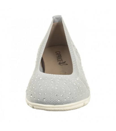 Caprice Szare 9-22107-42 270 LT. Grey Knit  (CP397-b) baleriinid