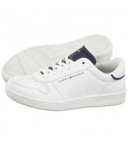 Tommy Hilfiger Low Cut Lace-Up Sneaker T3X9-33349-1355 X336 White/Blue (TH1038-a) spordijalatsid