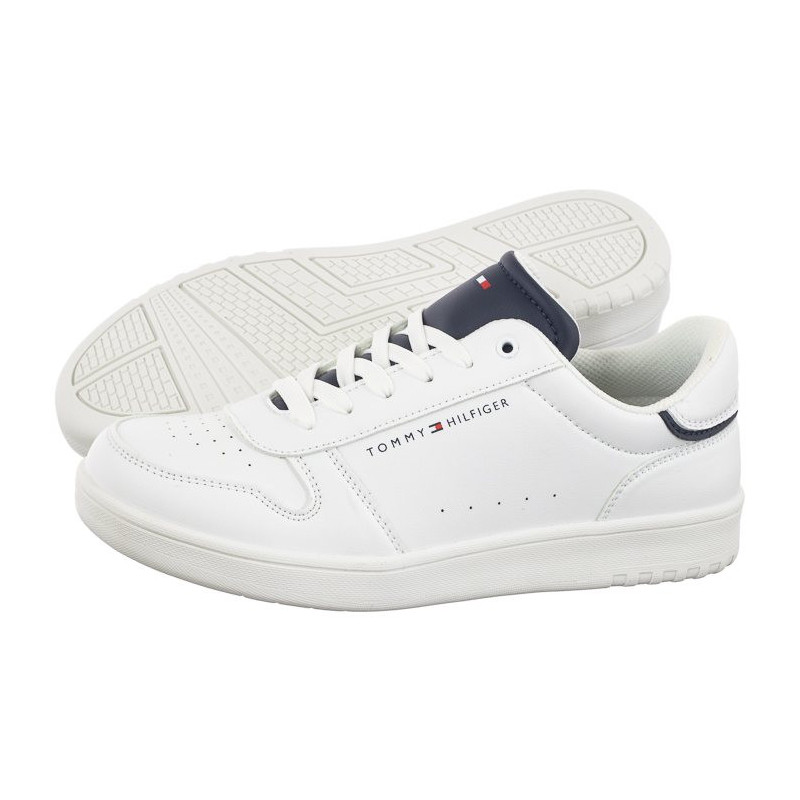 Tommy Hilfiger Low Cut Lace-Up Sneaker T3X9-33349-1355 X336 White/Blue (TH1038-a) spordijalatsid