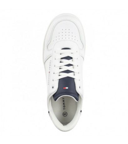 Tommy Hilfiger Low Cut Lace-Up Sneaker T3X9-33349-1355 X336 White/Blue (TH1038-a) sportiniai bateliai