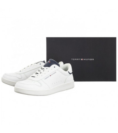 Tommy Hilfiger Low Cut Lace-Up Sneaker T3X9-33349-1355 X336 White/Blue (TH1038-a) spordijalatsid