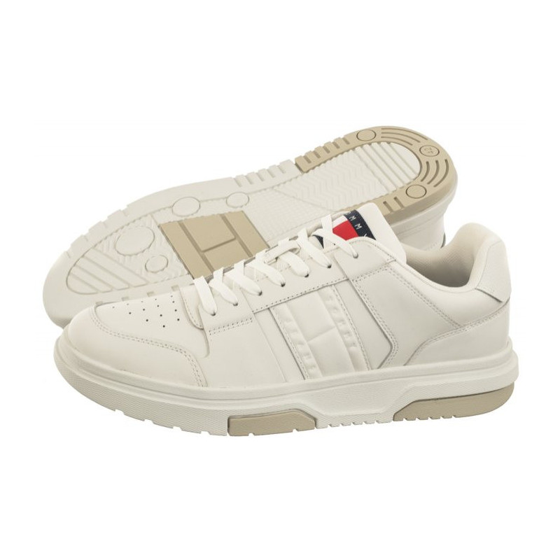 Tommy Hilfiger The Brooklyn Leather Ecru EM0EM01283 TCR (TH1020-a) spordijalatsid