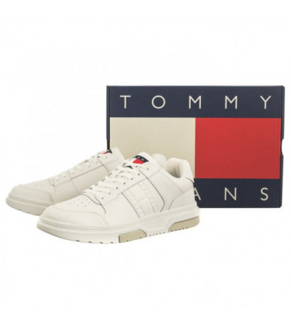 Tommy Hilfiger The Brooklyn Leather Ecru EM0EM01283 TCR (TH1020-a) spordijalatsid