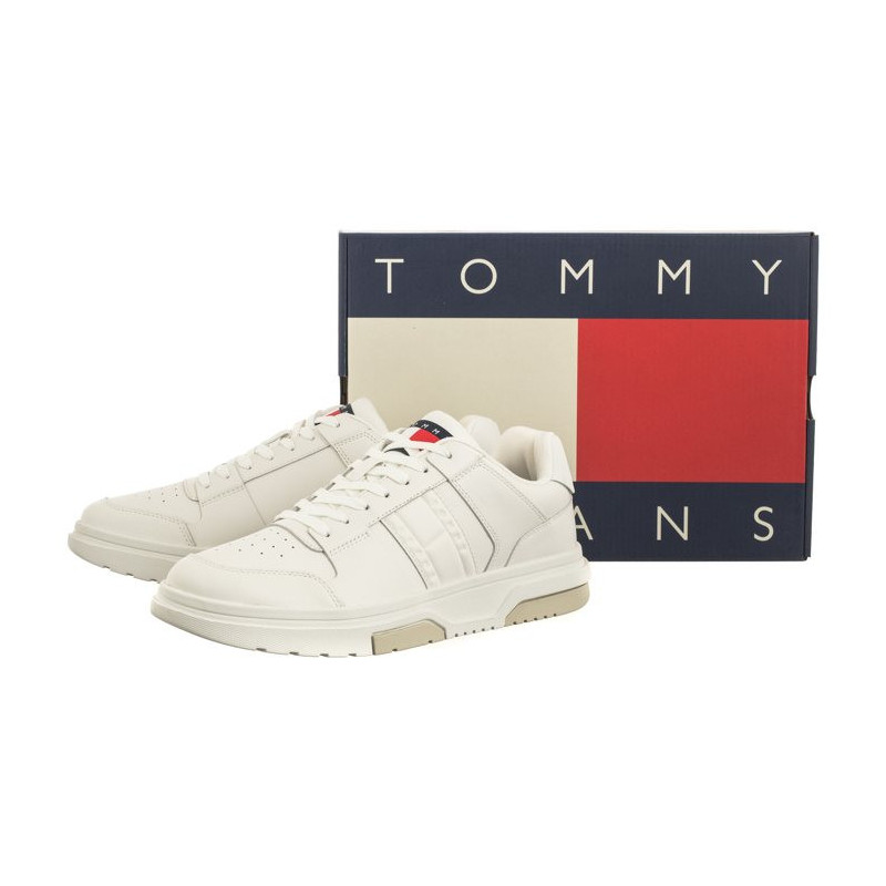 Tommy Hilfiger The Brooklyn Leather Ecru EM0EM01283 TCR (TH1020-a) spordijalatsid