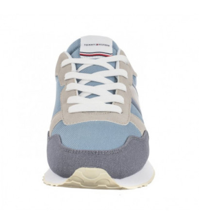 Tommy Hilfiger Flag Low Cut Lace-Up Sneaker T3X9-33376-1693 A584 Denim/Grey (TH1041-b) spordijalatsid