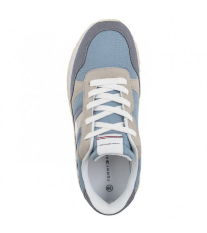 Tommy Hilfiger Flag Low Cut Lace-Up Sneaker T3X9-33376-1693 A584 Denim/Grey (TH1041-b) spordijalatsid