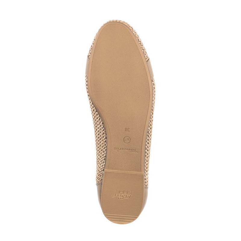 Tamaris Beżowe 1-22112-42 341 Taupe (TM474-a) ballerinas