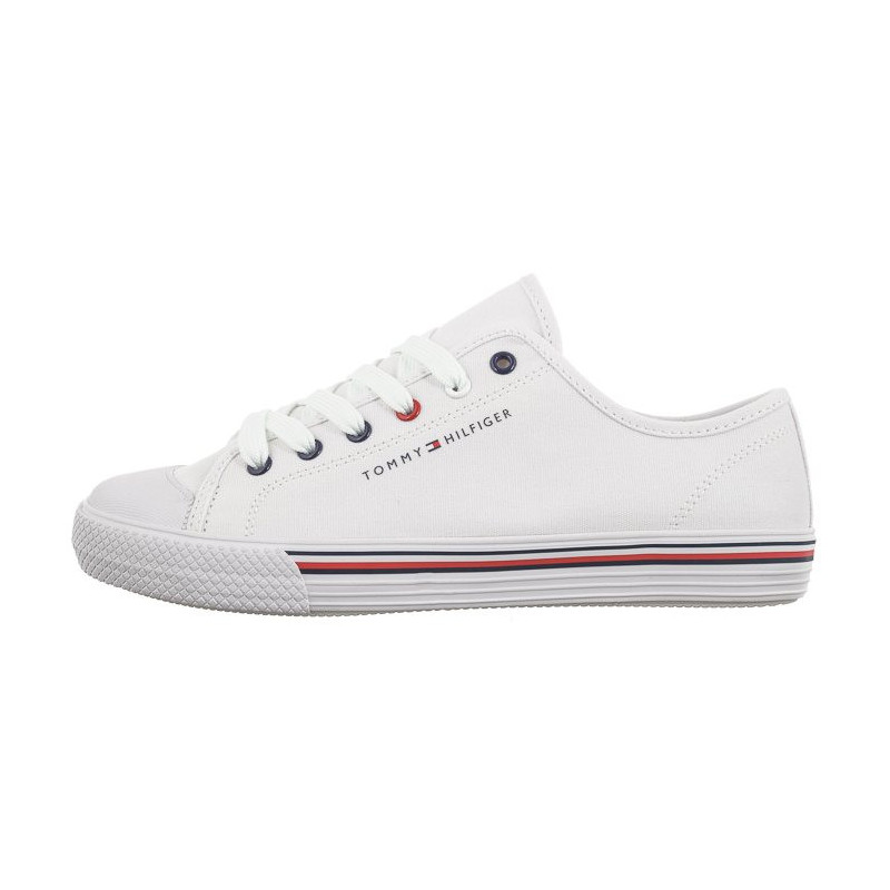 Tommy Hilfiger Low Cut Lace-Up Sneaker T3X9-33324-0890 100 White (TH1044-a) apavi