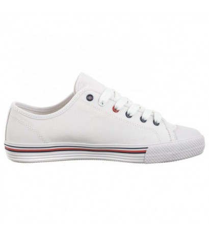 Tommy Hilfiger Low Cut Lace-Up Sneaker T3X9-33324-0890 100 White (TH1044-a) apavi