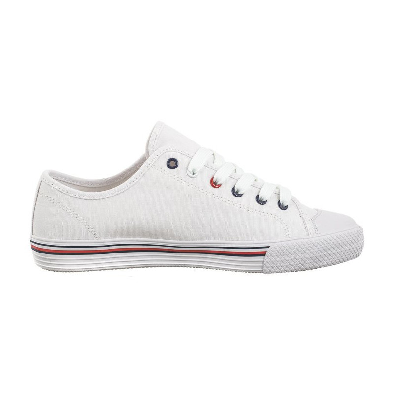 Tommy Hilfiger Low Cut Lace-Up Sneaker T3X9-33324-0890 100 White (TH1044-a) apavi