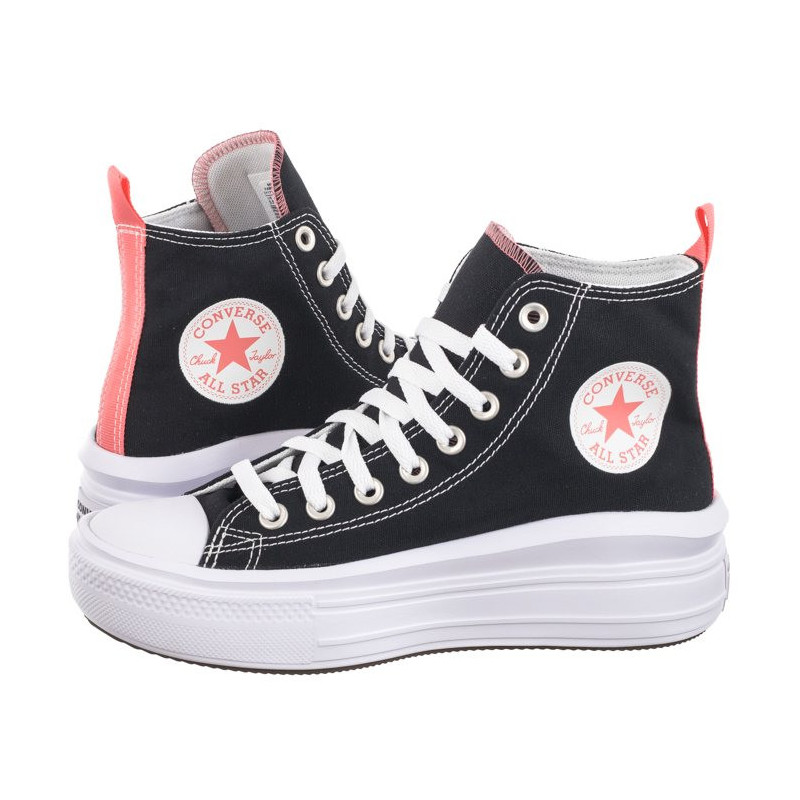 Converse CTAS Move Hi Black/Pink Salt/White 271716C (CO653-a) kurpes