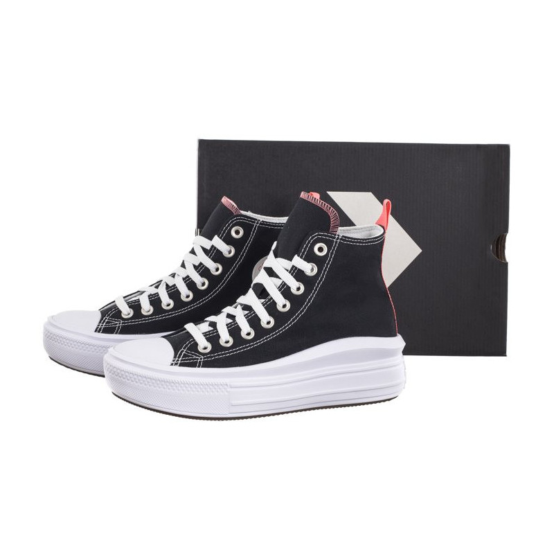 Converse CTAS Move Hi Black/Pink Salt/White 271716C (CO653-a) kurpes