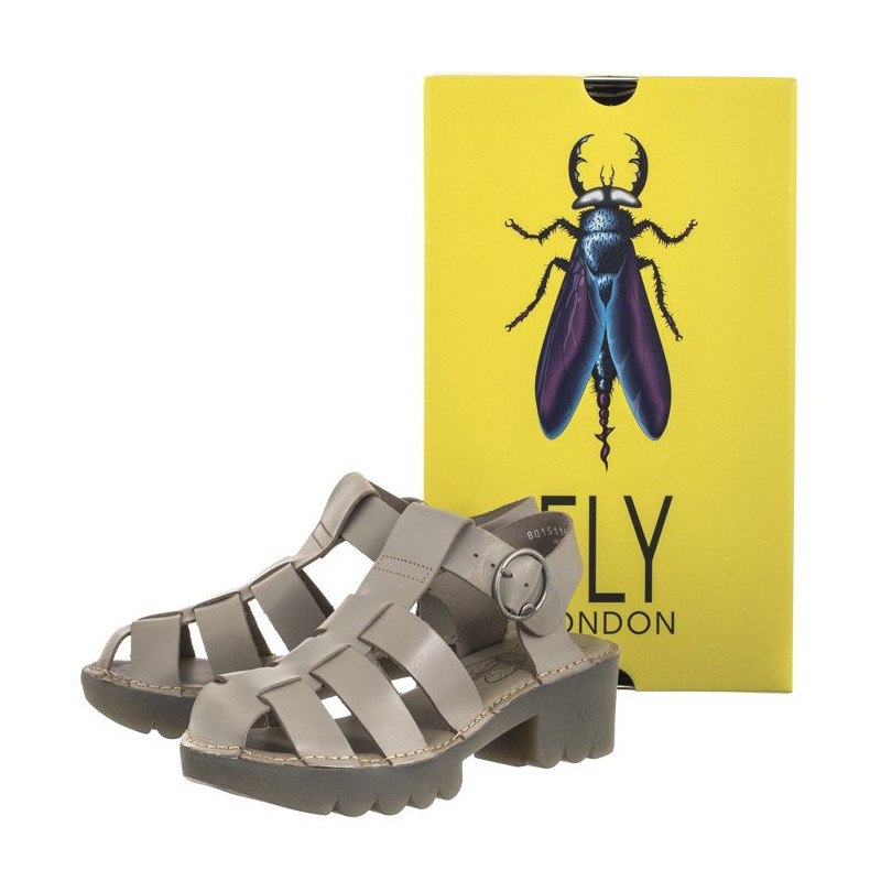 FLY London Emme Bridle Taupe P801511002 (FL387-b) shoes