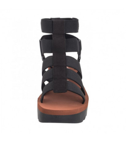 FLY London Yufi Cupi/Elas Blk/Blk/Brick P145032003 (FL401-a) batai