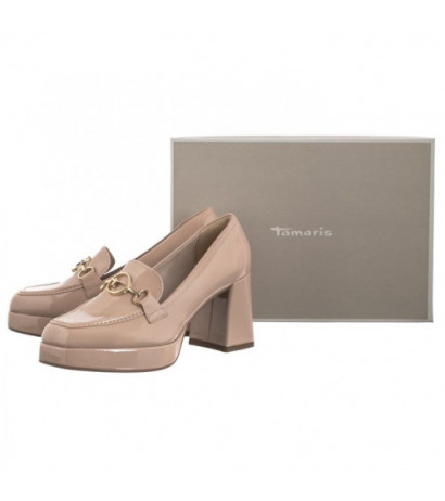 Tamaris Beżowe 1-24416-42 253 Nude Patent Vegan (TM475-a) bateliai