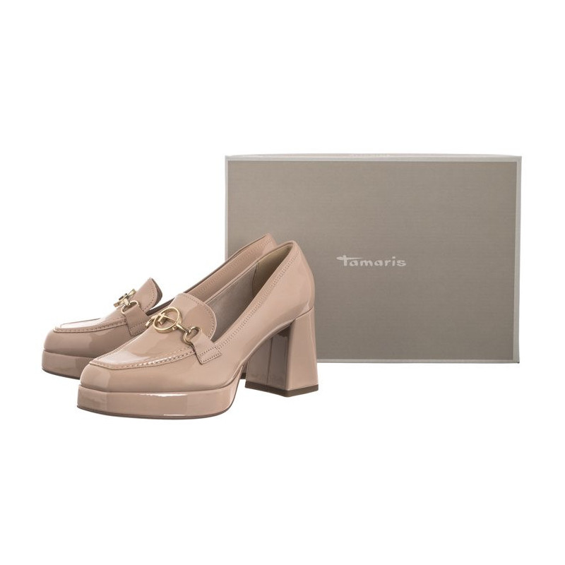 Tamaris Beżowe 1-24416-42 253 Nude Patent Vegan (TM475-a) bateliai