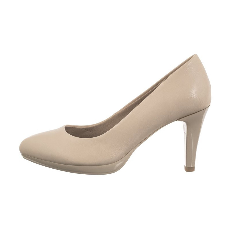 Caprice Beżowe 9-22414-42 170 Offwhite Nappa (CP403-a) high heels