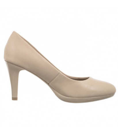 Caprice Beżowe 9-22414-42 170 Offwhite Nappa (CP403-a) high heels