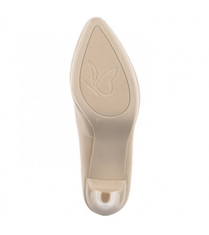 Caprice Beżowe 9-22414-42 170 Offwhite Nappa (CP403-a) high heels