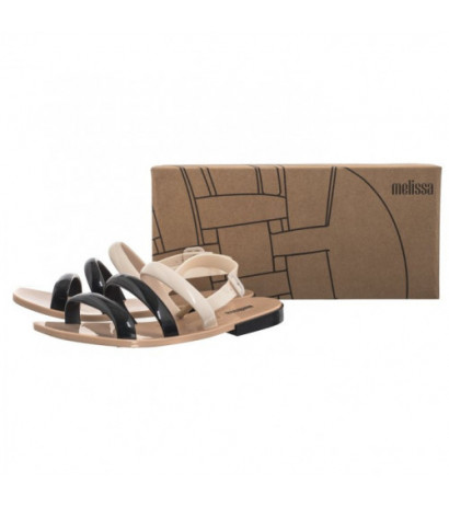 Melissa Essential Wave AD 33972/AQ654 Beige/Black (ML314-a) sandaalid