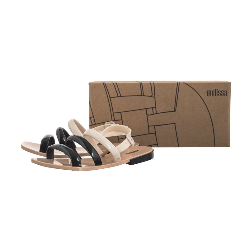 Melissa Essential Wave AD 33972/AQ654 Beige/Black (ML314-a) sandaalid