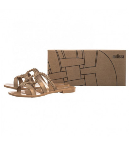 Melissa Slide+BO.BO AD 33862/AX131 Beige/Bronze (ML315-a) Moteriški batai/šlepetės