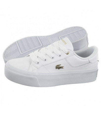 Lacoste Ziane Platform 124 2 Cfa Wht/Gld 745CFA0005.216 (LC434-b) spordijalatsid