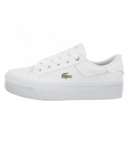 Lacoste Ziane Platform 124 2 Cfa Wht/Gld 745CFA0005.216 (LC434-b) sporta apavi