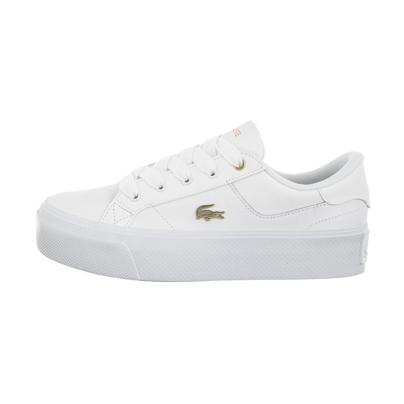 Lacoste Ziane Platform 124 2 Cfa Wht/Gld 745CFA0005.216 (LC434-b) spordijalatsid