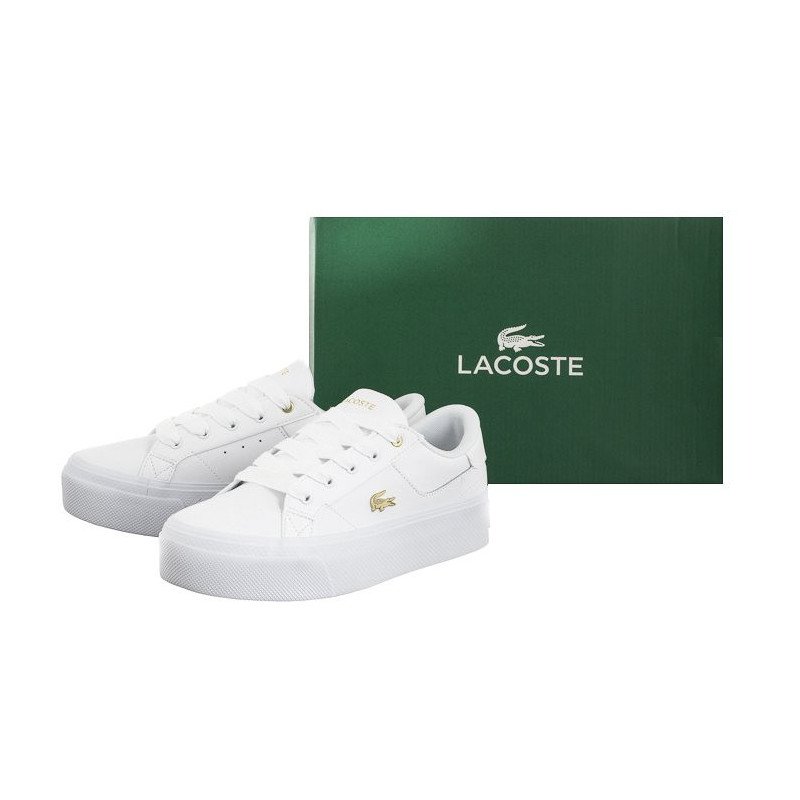 Lacoste Ziane Platform 124 2 Cfa Wht/Gld 745CFA0005.216 (LC434-b) spordijalatsid