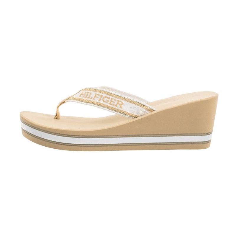 Tommy Hilfiger Hilfiger Wedge Beach Sandal Hervest Wheat FW0FW07903 ACR (TH1059-b) batai