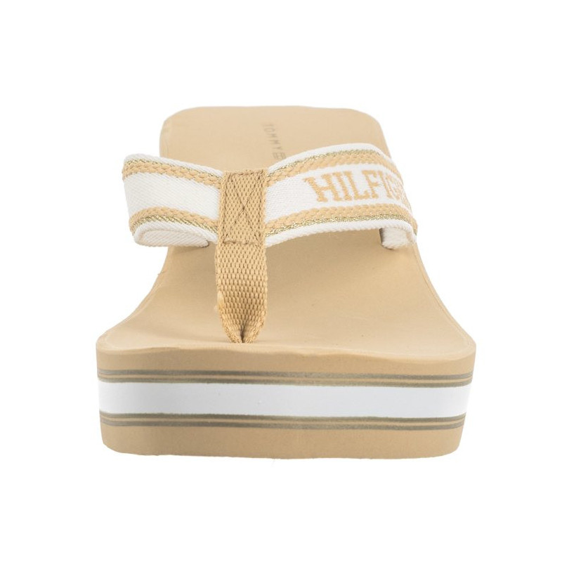 Tommy Hilfiger Hilfiger Wedge Beach Sandal Hervest Wheat FW0FW07903 ACR (TH1059-b) kurpes