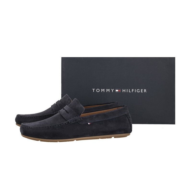 Tommy Hilfiger Casual Hilfiger Suede Driver Desert Sky FM0FM04998 DW5 (TH1054-a) apavi