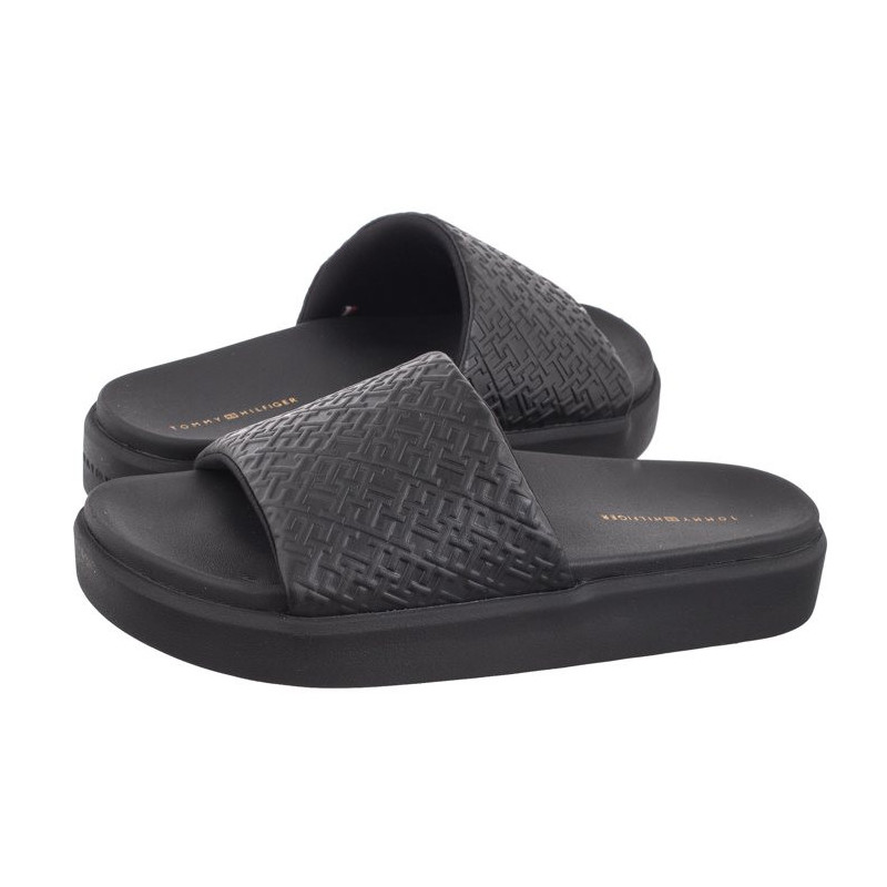 Tommy Hilfiger TH Platform Pool Slide Black FW0FW07855 BDS (TH1061-a) Sieviešu apavi/Flip Flops