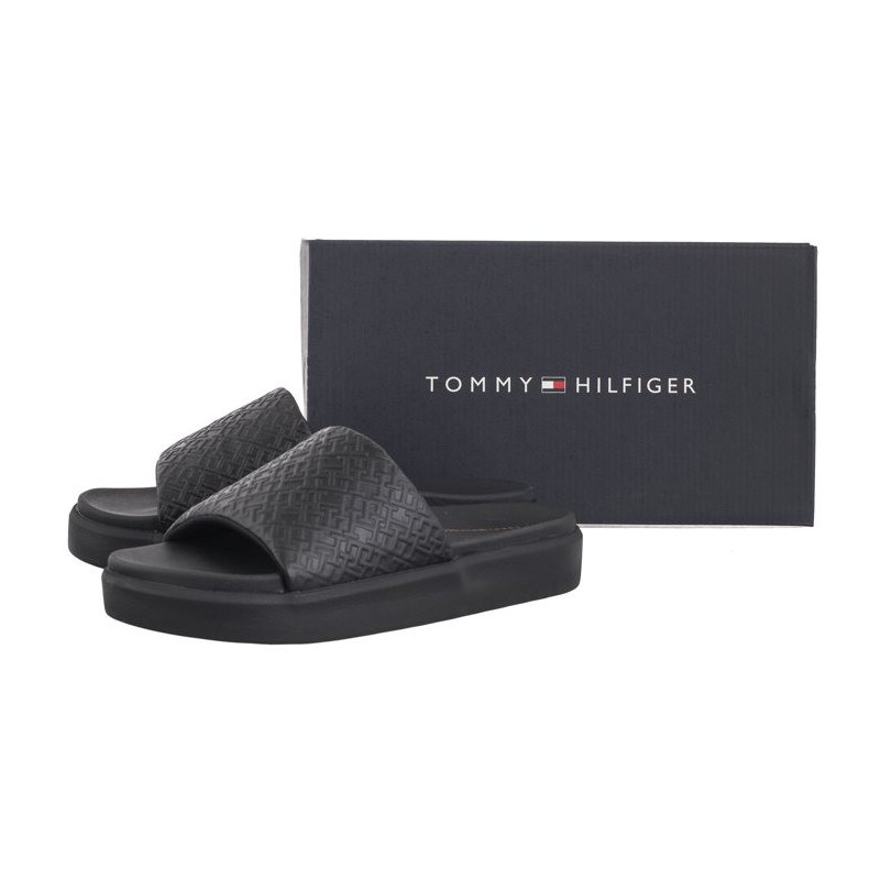 Tommy Hilfiger TH Platform Pool Slide Black FW0FW07855 BDS (TH1061-a) Sieviešu apavi/Flip Flops