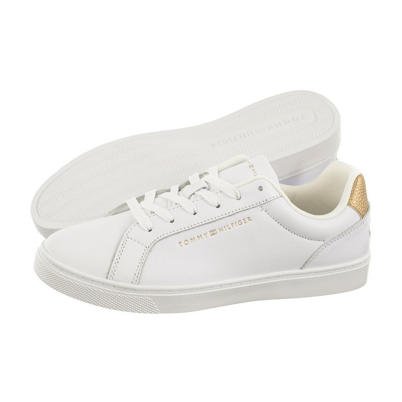 Tommy Hilfiger Essential Cupsole Sneaker White/Gold FW0FW07908 0K6 (TH1056-a) spordijalatsid