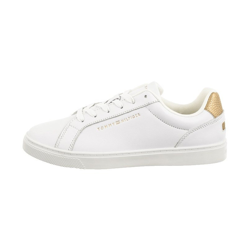 Tommy Hilfiger Essential Cupsole Sneaker White/Gold FW0FW07908 0K6 (TH1056-a) sporta apavi