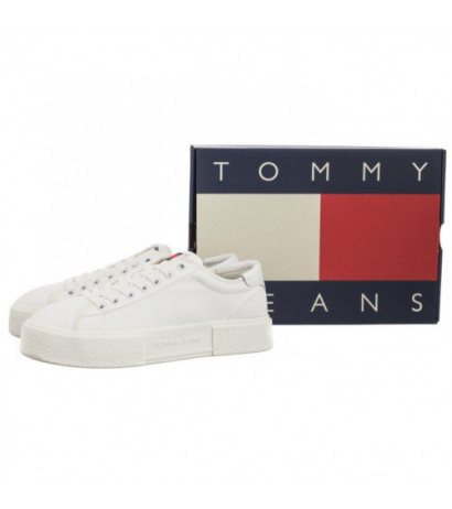 Tommy Hilfiger Tjw Foxing Flatform Sneaker Ecru EN0EN02480 YBL (TH1051-a) spordijalatsid