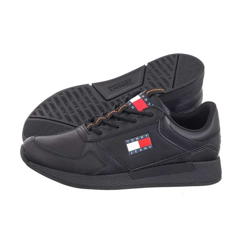 Tommy Hilfiger Tommy Jeans Flexi Runner Black EM0EM01409 BDS (TH1055-a) sporta apavi