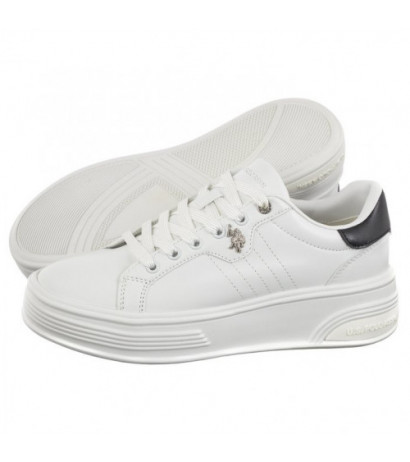 U.S. Polo Assn. Asuka001A Whi-Blk ASUKA001W/4L1 (US187-a) sports Shoes