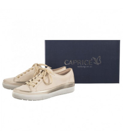 Caprice Beżowe 9-23654-42 450 Cream Comb (CP405-a) sneakers