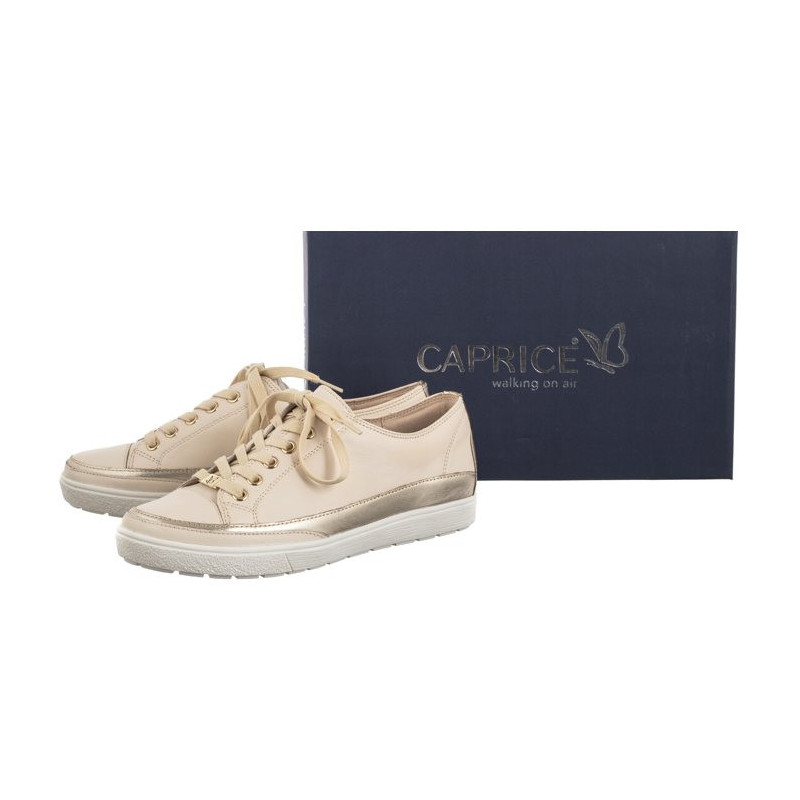 Caprice Beżowe 9-23654-42 450 Cream Comb (CP405-a) sneakers