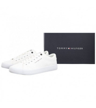 Tommy Hilfiger TH Hi Vulc Low Canvas White FM0FM04882 YBS (TH1079-a) čības