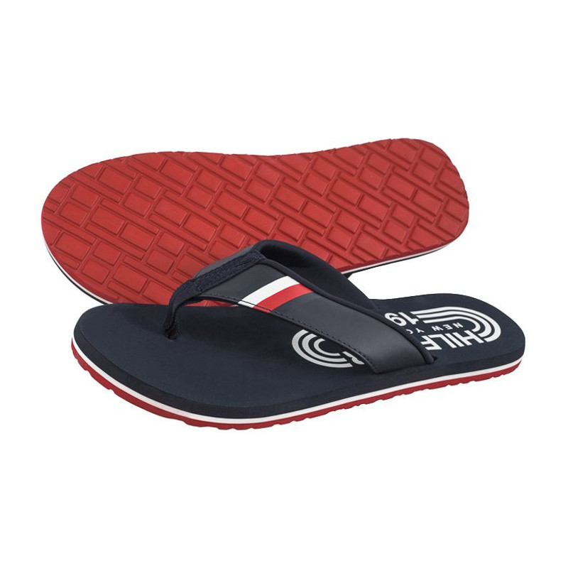 Tommy Hilfiger Hilfiger Rwb Padded Beach Sandal Desert Sky FM0FM05137 DW5 (TH1082-a) apavi