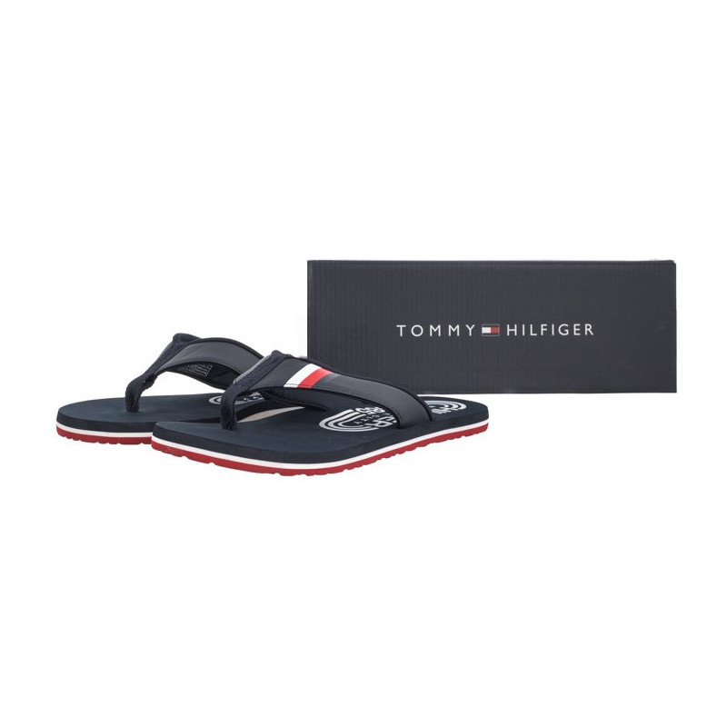 Tommy Hilfiger Hilfiger Rwb Padded Beach Sandal Desert Sky FM0FM05137 DW5 (TH1082-a) apavi