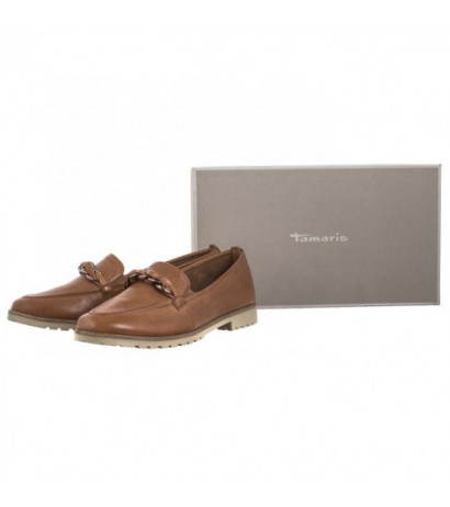 Tamaris Brązowe 1-24200-42 348 Cognac Leather (TM432-c) batai