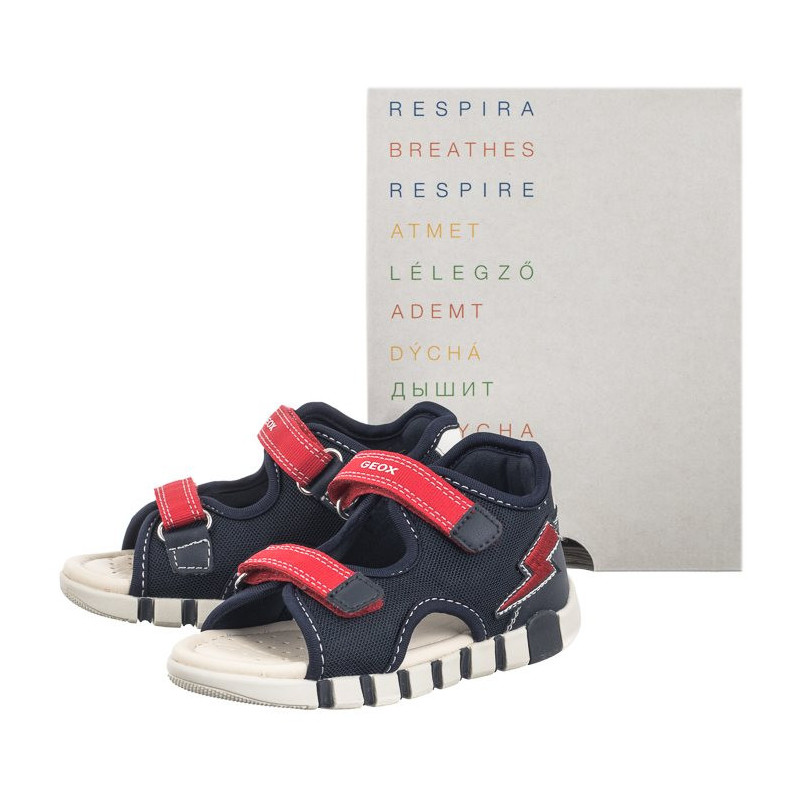 Geox B Sandal Iupidoo A Navy/Red B455PA 01454 C0735 (GE161-a) sandalai