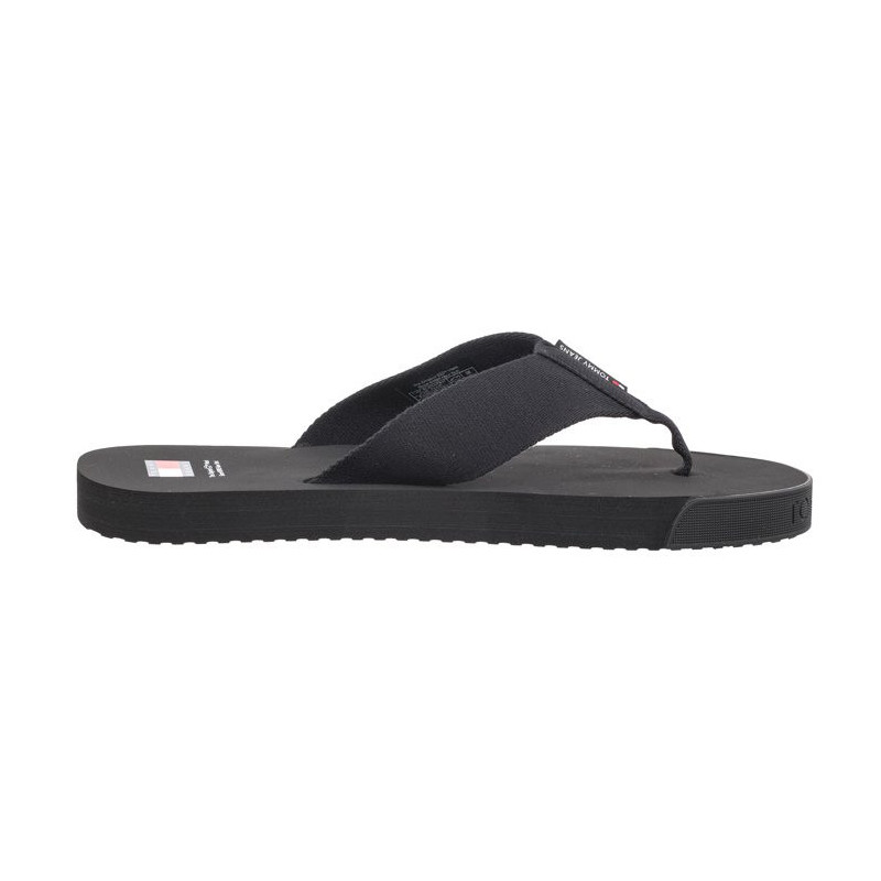 Tommy Hilfiger Tjm Elevated Flip Flop Black EM0EM01393 BDS (TH1083-a) batai