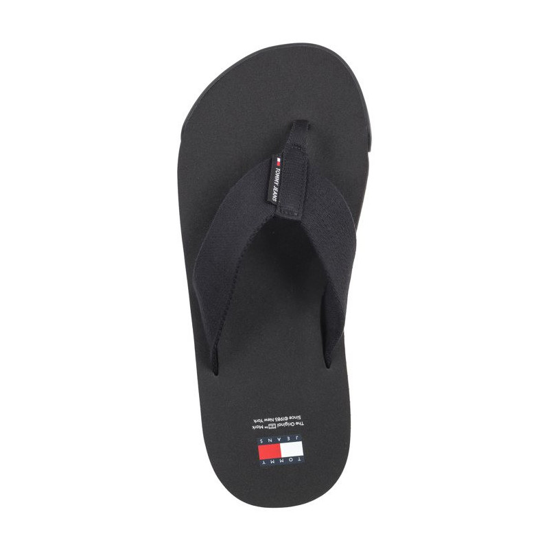 Tommy Hilfiger Tjm Elevated Flip Flop Black EM0EM01393 BDS (TH1083-a) batai